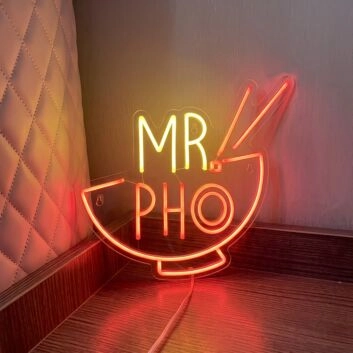 Mrpho Logo Restaurant Led Neon Sign Pho Noodle Neon Led Sign