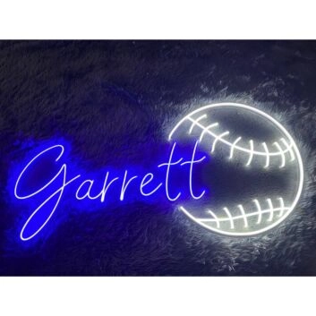 Baseball Led Sign Baseball Neon Light Sport Club Stadium Decor