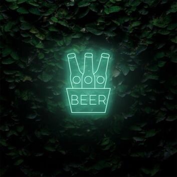 Customize Beer Bucket LED Sign