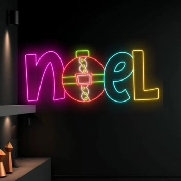Noel Led Neon Sign Christmas Decor