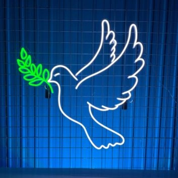 Peace Dove Animal Led Light Restaurant Room Decor Bar Club Decor