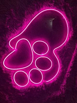 Pet Spa Welcome Decor Led Sign Dog Cat Spa Decor Led Neon Sign Dog Cat Spa Led Light