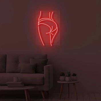 Peachy Bum LED Sign