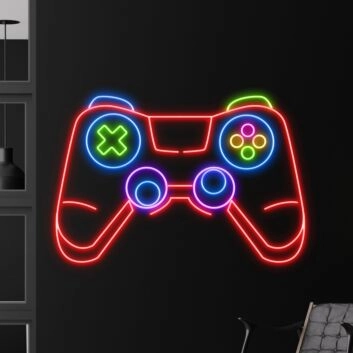 Room Bedroom Bar Decor Game Controller Led Neon Sign Light Game Room Sign
