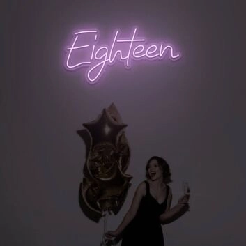 Eighteen LED Neon Sign