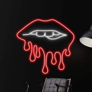 Sexy Lips Dripping Led Neon Sign Dripping Lips Neon Light Sexy Lips Led Light
