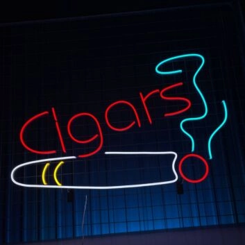 Smoking Machine Led Neon Sign Bar Club Led Light