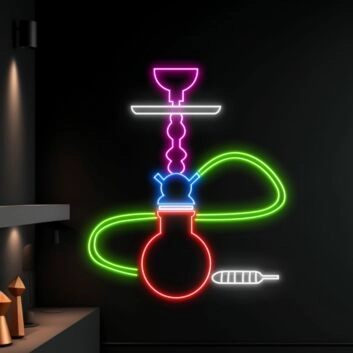 Smoking Shop Led Neon Sign Light Shop Wall Led Art Leaf Led Light Smoking Sign