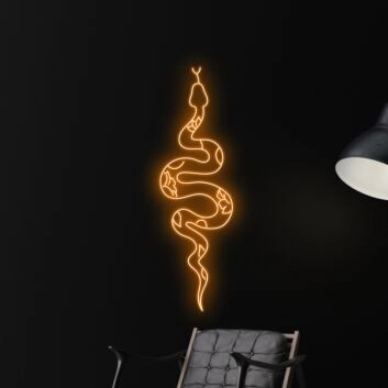 Snake Led Neon Sign Snake Neon Light Christmas Decor Wall Art Led Neon Sign