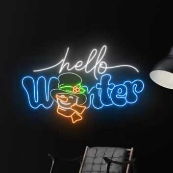 Snowman Christmas Led Sign Christmas Neon Light Christmas Decor