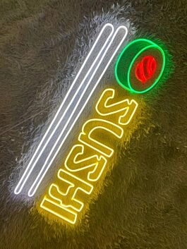 Sushi Logo Restaurant Led Neon Sign Sushi Neon Led Sign