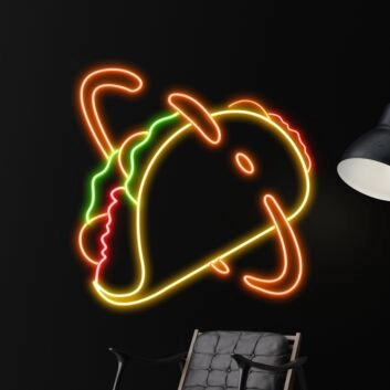 Tacos Led Neon Sign Tacos Led Sign Tacos Neon Light Custom Tacos Led Light