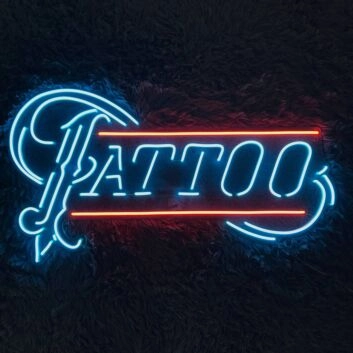 Tattoo Shop Open Welcome Decor Studio Shop Led Neon Sign