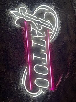 Tattoo Shop Open Welcome Decor Studio Shop Led Neon Sign