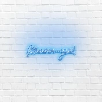 Mmm Yum! LED neon sign