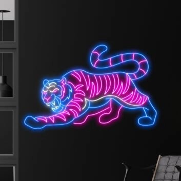 Tiger Led Neon Sign Children Room Neon Light Room Kid Decor
