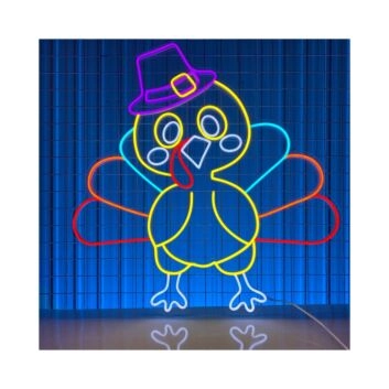 Turkey Led Neon Sign Turkey Led Sign Turkey Thanksgiving Neon Light Led Neon Sign