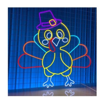 Turkey Led Neon Sign Turkey Led Sign Turkey Thanksgiving Neon Light Led Neon Sign