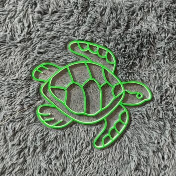 Turtle On The Sea Led Neon Sign Room Decor Ocean Turtle Wall Decor
