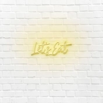 Let&#039;s Eat LED Sign