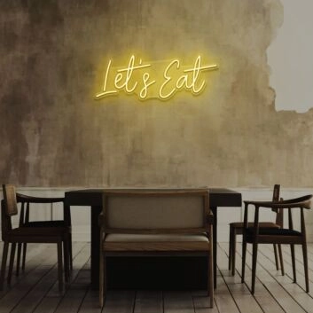 Let&#039;s Eat LED Sign