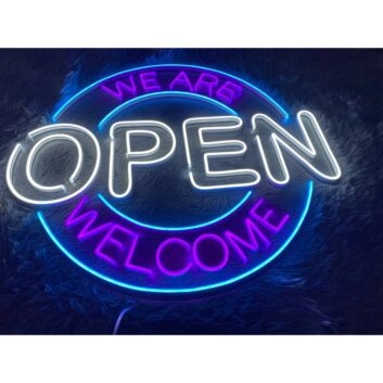 We Are Open Led Neon Sign Custom Bar Club Led Light
