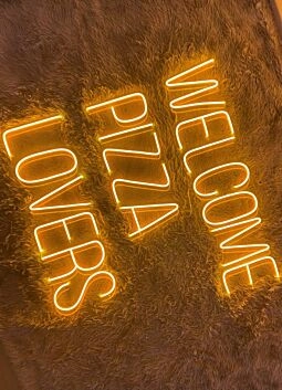 Welcome Pizza Lover Led Neon Sign Decor Restaurant Decor