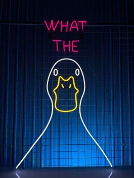 What The Duck Led Neon Sign What The Duck Christmas Led Sign Christmas Neon Light