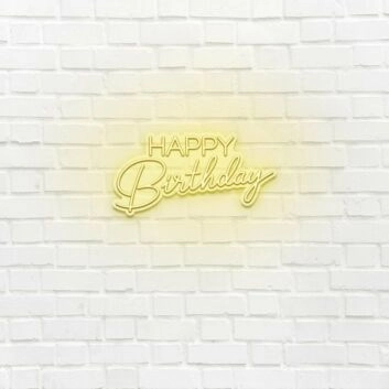 Happy Birthday V3 LED Neon Sign