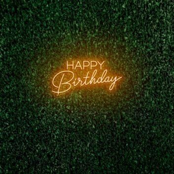 Happy Birthday V3 LED Neon Sign