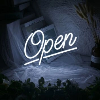 Neon Sign For Business Open Bar Led Lights