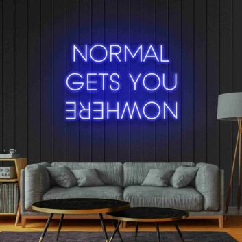 Normal Gets You Nowher Neon Sign Bedroom Decor Fall Home Signs