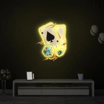 Card Neon Uv Light Illuminate Your Creativity