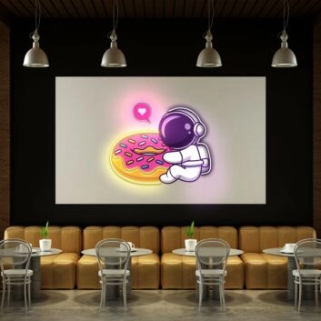 Donut Uv Light Neon Artwork Illuminate Your Space