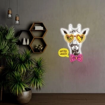 Hipster Uv Light Durable Led Neon Art For Your Space