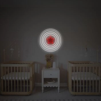 Captain Of Amercian Shield LED Neon Sign