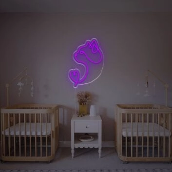 Cat With Love LED Neon Sign