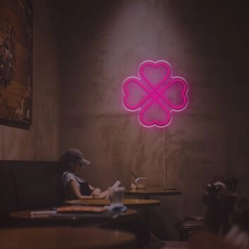 Aesthetic Clover LED Neon Sign