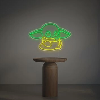Grogu LED Neon Sign