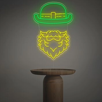 Irish Beard LED Neon Sign