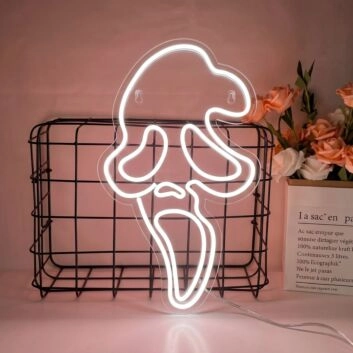 Ghost Face LED Neon Sign
