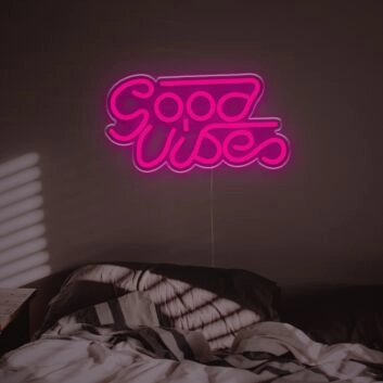 Good Vibes For Homedecor LED Neon Sign