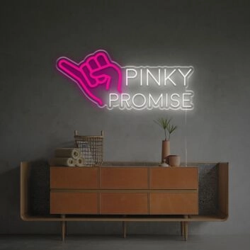 Pink Promise LED Neon Sign