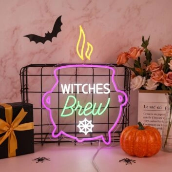 Witches Brew LED Neon Sign