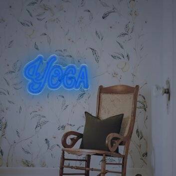 Yoga For Home LED Neon Sign