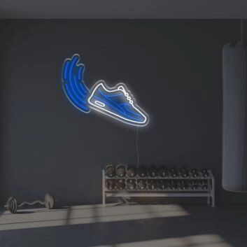Snakers With Wave LED Neon Sign