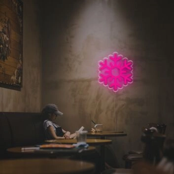 Snowflate LED Neon Sign