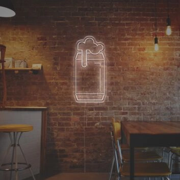 Creamy Beer LED Neon Sign