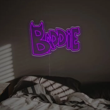 Demonic Baddie LED Neon Sign