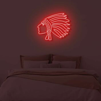 Native American LED Sign
